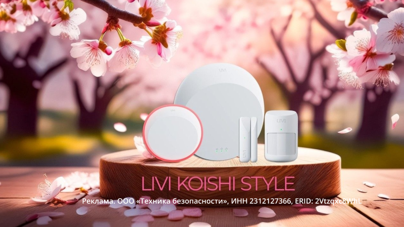 LIVI KOISHI STYLE — оборудование беспроводной системы безопасности